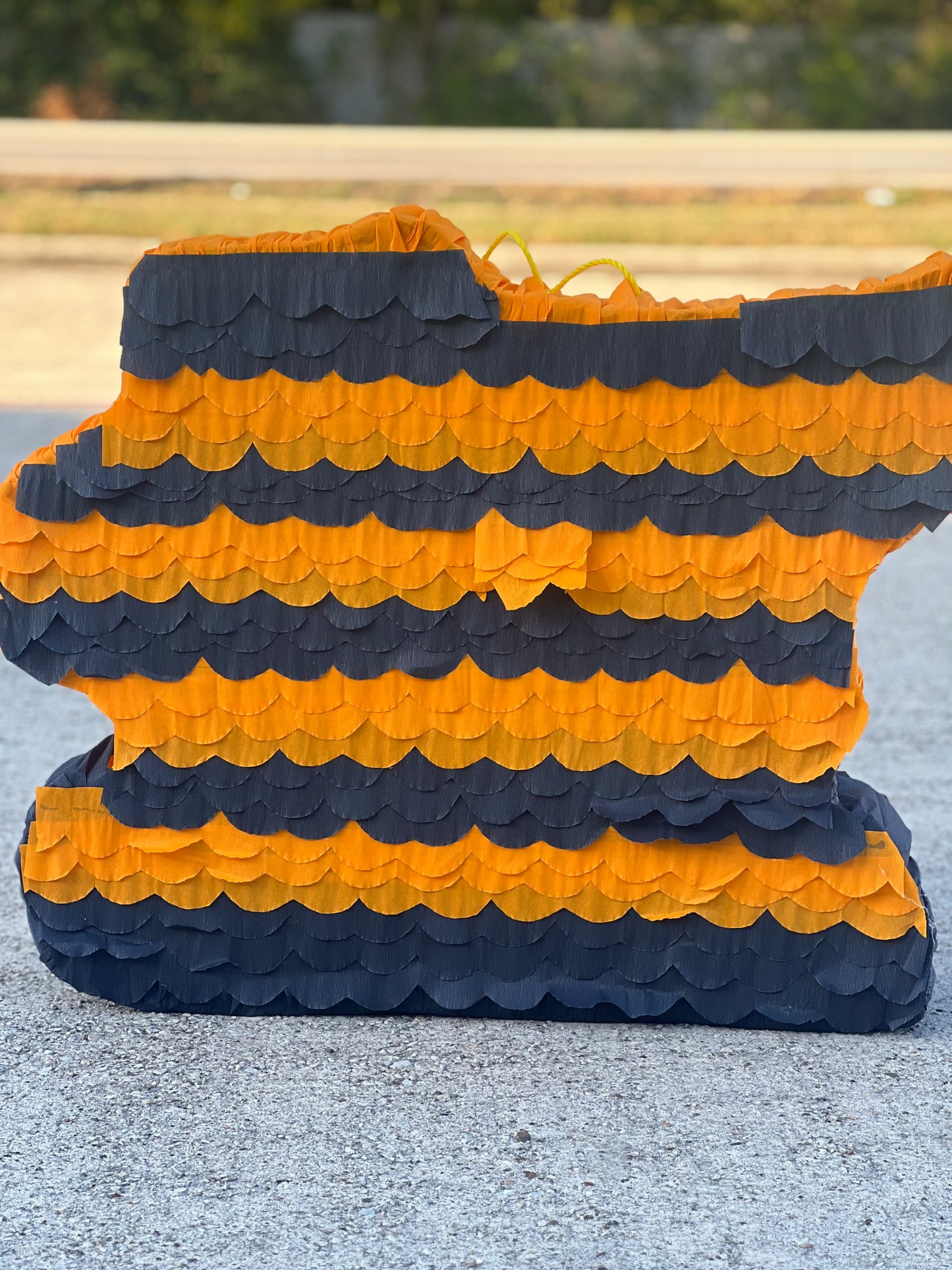 Construction piñata personalized