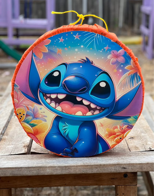 Stitch round piñata