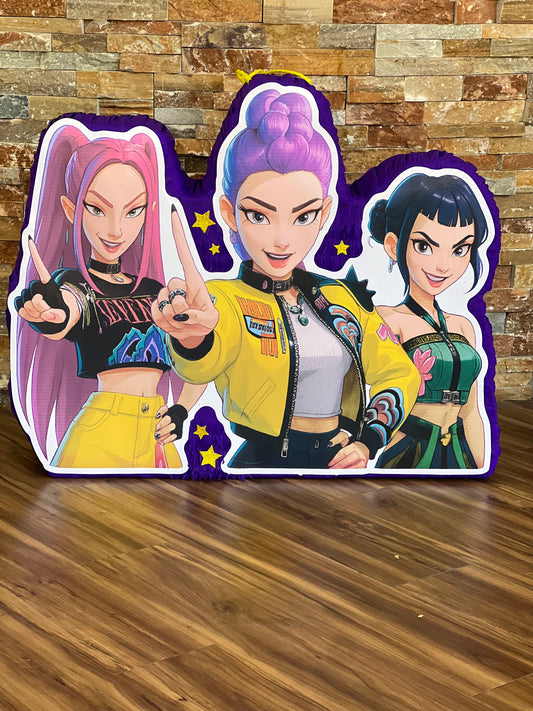 Demon hunter girls piñata