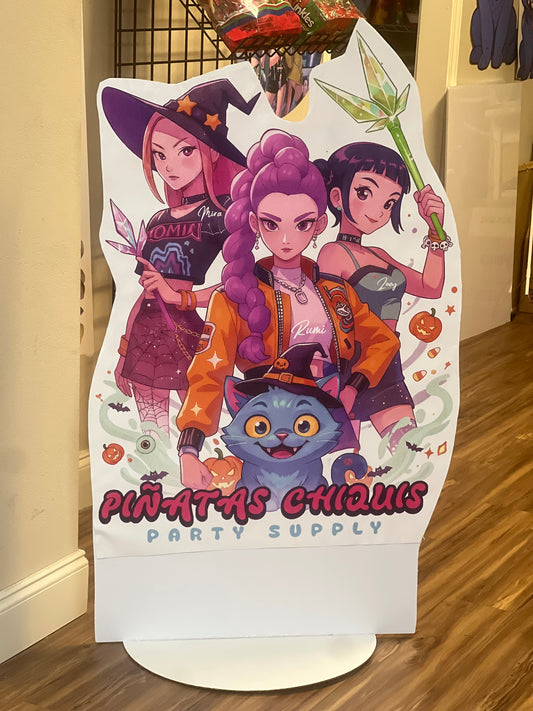 Demon Hunters Halloween cutout