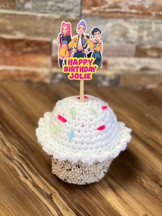 Demon hunters custom cake toppers