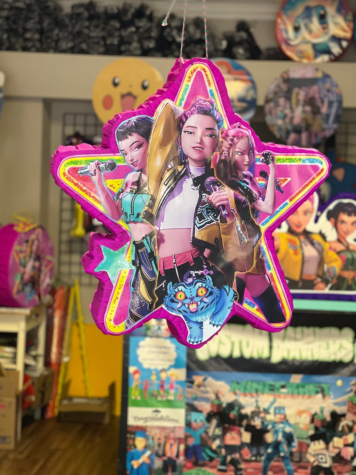 Demon hunters star piñata