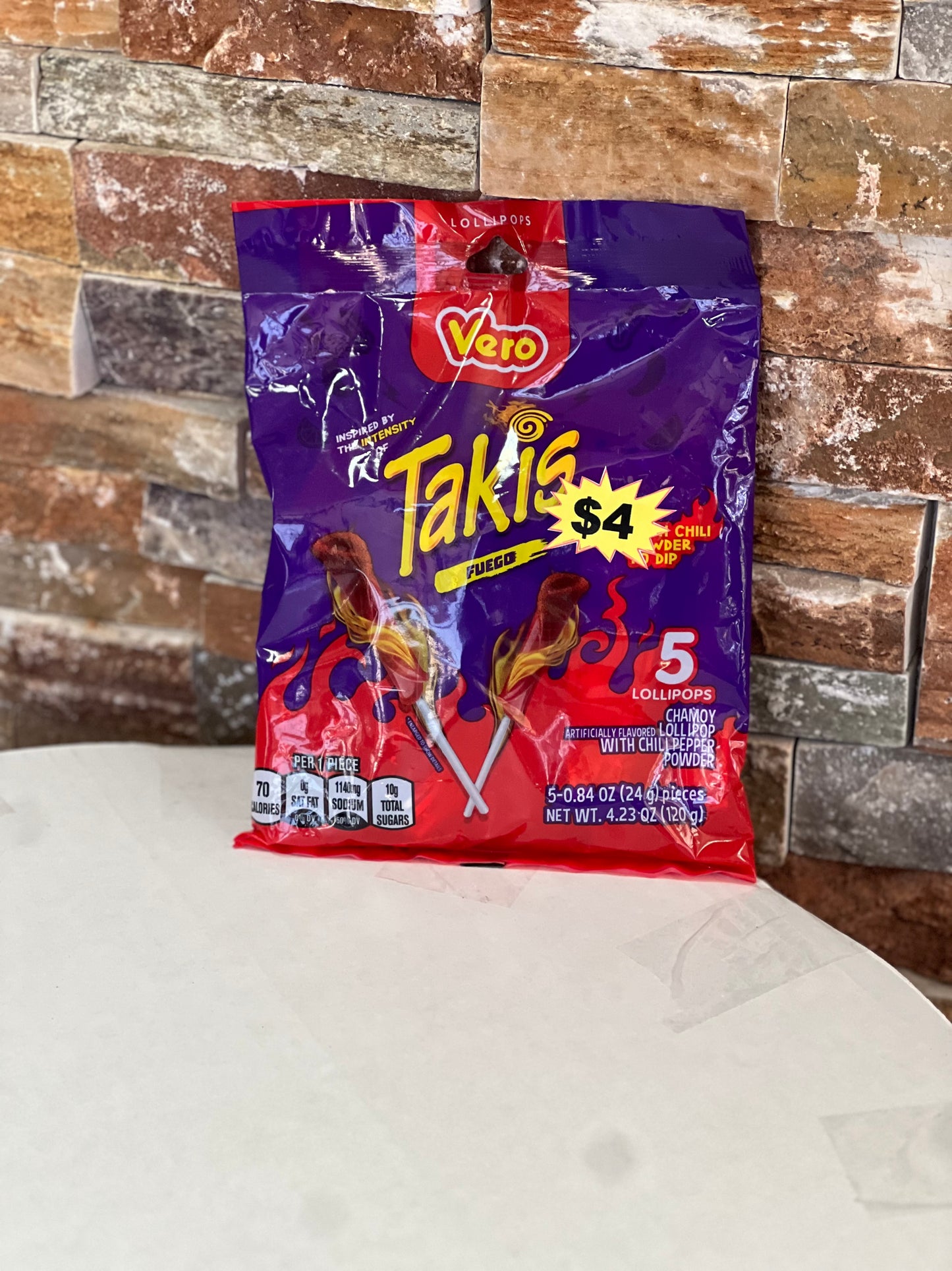 Takis fuego paleta