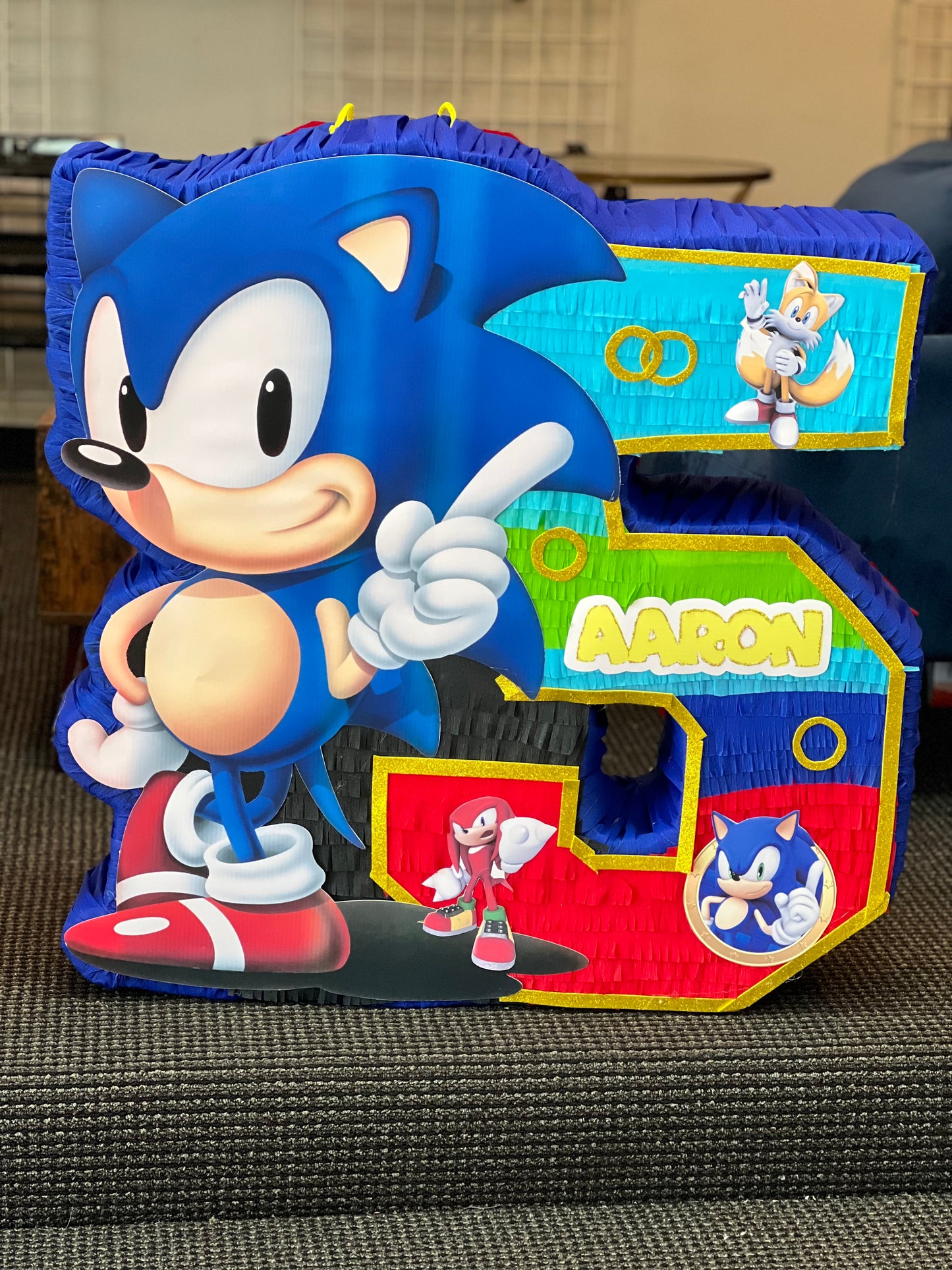 Sonic number piñata