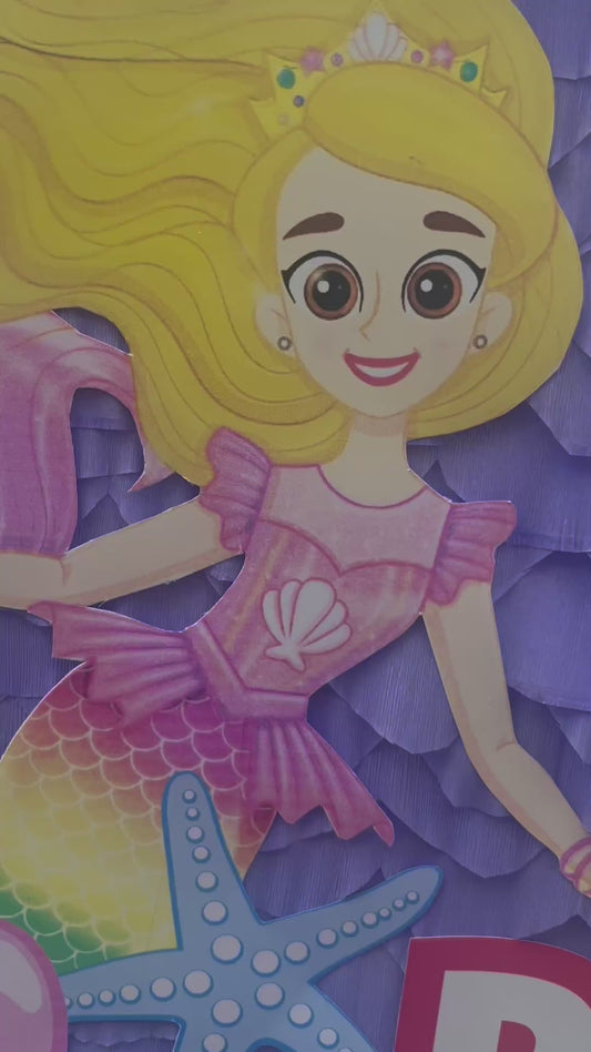 Bely sirena number piñata