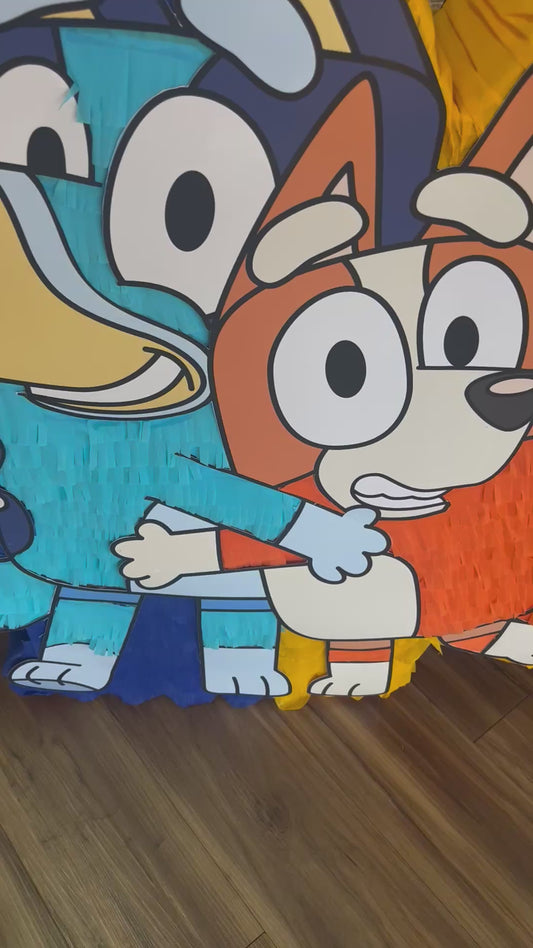 Bluey and Bingo piñata
